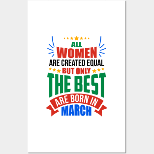 MARCH Birthday Special - WOMEN Posters and Art